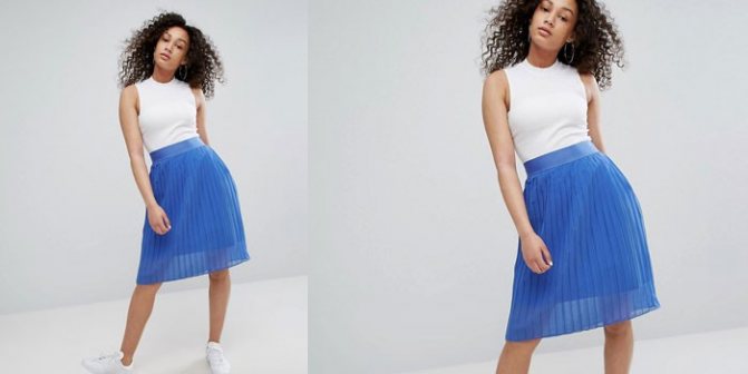 Плиссированная Adidas Originals